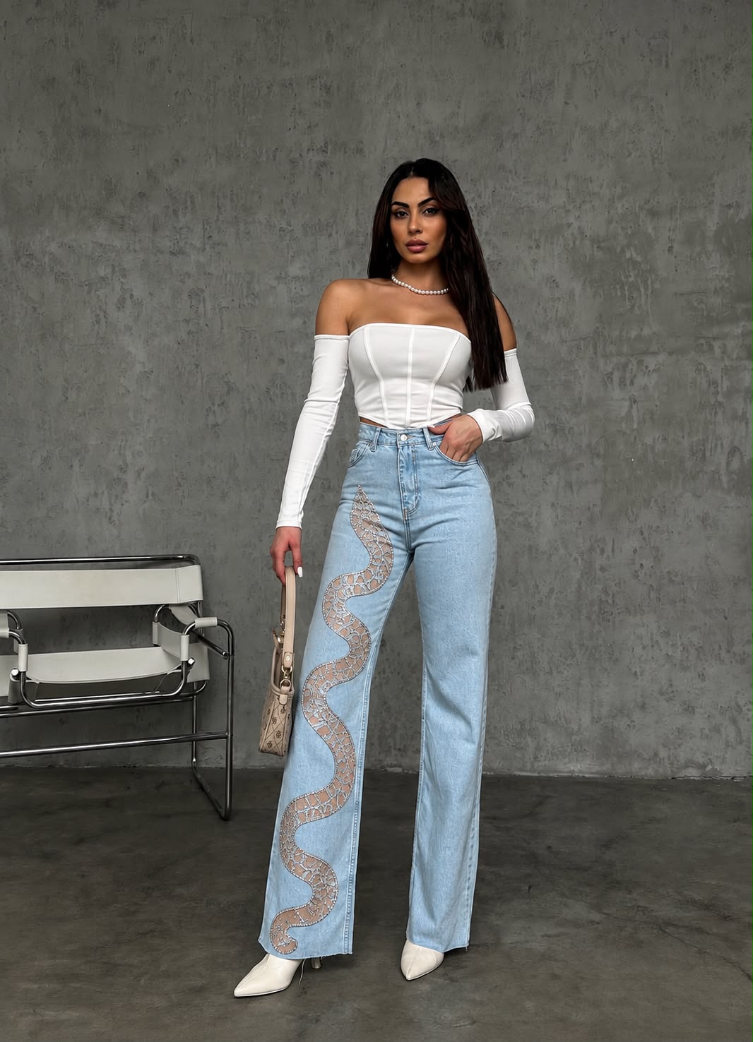 Dimple 02 Denim Set